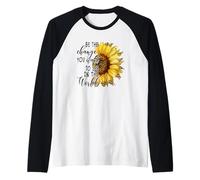 Sé el Cambio Que Quieres Ver en el Mundo Camiseta Manga Raglan