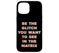 Sé el Glitch que quieres ver en Matrix Carcasa para iPhone 15