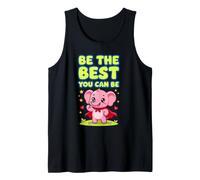Sé el Mejor Elefante Rosa Camiseta sin Mangas