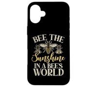 Sé el Sol en un Mundo de Abejas Bee Carcasa para iPhone 16 Plus
