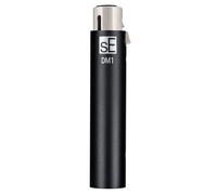 sE Electronics DM1 Dynamite - Preamplificador activo en línea de 1 canal, negro, preamplificador activo en línea para micrófonos pasivos dinámicos y de cinta con +28 dB de ganancia