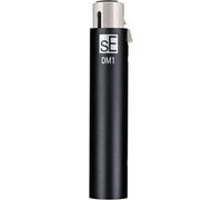 sE Electronics DM1 Dynamite - Preamplificador activo en línea de 1 canal, negro, preamplificador activo en línea para micrófonos pasivos dinámicos y de cinta con +28 dB de ganancia