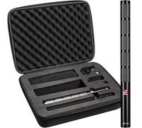 SE ELECTRONICS sE6160 Micrófono condensador de escopeta, pastilla lobar súper cardioide, filtro de corte bajo y almohadilla de atenuación, micrófono de grabación XLR con clip y parabrisas