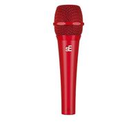 SE ELECTRONICS V7 Micrófono Vocal dinámico supercardioide de Mano, micrófono dinámico supercardioide Rojo con Soporte de Choque Integrado y Parabrisas Interno