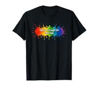 Se enamoró de una chica heterosexual LGBT-Q Lesbian Pride Month Rainbow Camiseta