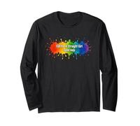 Se enamoró de una chica heterosexual LGBT-Q Lesbian Pride Month Rainbow Manga Larga