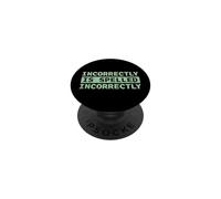 Se escribe incorrectamente Texto Divertido incorrectamente PopSockets PopGrip Adhesivo