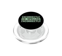 Se escribe incorrectamente Texto Divertido incorrectamente PopSockets PopGrip para MagSafe