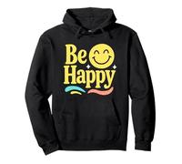 Sé Feliz, sonríe Sudadera con Capucha