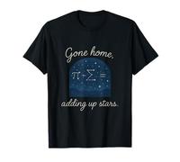 Se fue a casa sumando Estrellas Stem Ecuación matemática Cielo Nocturno Camiseta