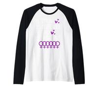 Sé Fuerte Sé Independiente Sé audaz Sé Apasionado Camiseta Manga Raglan