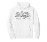 sé Fuerte y no Temas Cristianos Hombres Mujeres aman a Dios Jesús Sudadera con Capucha