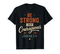 Sé Fuerte y Valiente Joshua 1 9 - Vintage Christian Camiseta