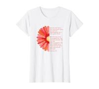 Sé Fuerte y Valiente, Josué 1, Cristiano, Día del Padre Camiseta gráfica económica, Mujer, Blanco, M