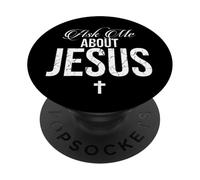 Sé Fuerte y Valiente, Josué 1, Día del Padre Cristiano PopSockets PopGrip Adhesivo