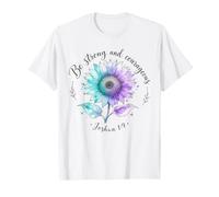 Sé Fuerte y Valiente para prevenir el Suicidio, Girasol Camiseta