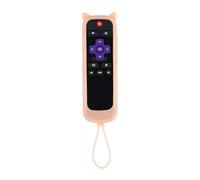 Se ilumina en la funda protectora de silicona oscura para Roku2 TV Control remoto Palillos de vapor oscuros cobertura remota