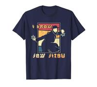Sé Judío Jitsu Artes Marciales Sentido del Humor Jiu Jitsu Camiseta, Hombre, Azul Marino, XXL