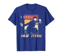 Sé Judío Jitsu Artes Marciales Sentido del Humor Jiu Jitsu Camiseta, Hombre, Azul Real, 3XL