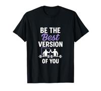Sé la mejor versión de tu gimnasio Motivación Gráfico Camiseta