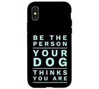 Sé la Persona Que tu Perro Piensa Que Eres Divertido Dog Mom & Dad Joke Carcasa para iPhone X/XS