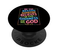 Sé la razón por la Que Alguien cree en la bondad de Dios Jesús PopSockets PopGrip Adhesivo