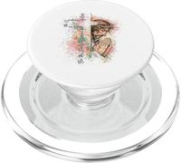 Sé la razón por la Que Alguien cree Jesús Cruz Oración Fe PopSockets PopGrip para MagSafe