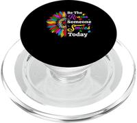 Sé la razón por la Que Alguien sonríe Hoy Girasol Autismo PopSockets PopGrip para MagSafe