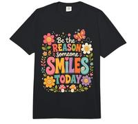 Sé la razón por la Que Alguien sonríe Hoy Inspirador Adorable Comfort Colors Adult Heavyweight T-Shirt