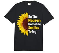 Sé la razón por la Que Alguien sonríe Hoy Lindo Girasol Comfort Colors Adult Heavyweight T-Shirt