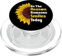 Sé la razón por la que alguien sonríe hoy lindo girasol PopSockets PopGrip para MagSafe