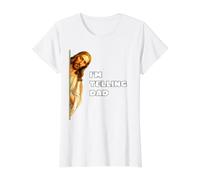 Se lo Digo a papá, Chiste Divertido con Cita de la Biblia de Jesús para Hombres y Mujeres Camiseta gráfica económica, Mujer, Blanco, XL