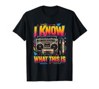 Sé lo Que es Esto: Retro, un Divertido Regreso a la declaración Retro de los 80 Camiseta