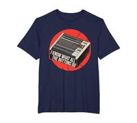 Sé lo Que Hacen Todos los Botones Audio Sound Engineer Music Camiseta, Hombre Tallas Grandes, Azul Marino, 5X Alto