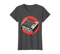 Sé lo Que Hacen Todos los Botones Audio Sound Engineer Music Camiseta, Mujer, Jaspeado Oscuro, XS