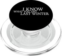 Sé lo que hiciste el invierno pasado PopSockets PopGrip para MagSafe