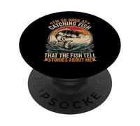 Se me da Muy Bien Pescar, Divertido Humor de Pesca con Pescadores PopSockets PopGrip Adhesivo