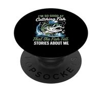 Se me da muy bien pescar: lindo humor de soy un pescador legendario PopSockets PopGrip Adhesivo