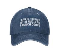 Se Me Pueden Confiar Los Códigos De Lanzamiento Nuclear Gorra Deportiva Moda Gorra El Sol Secado Rápido Sombrero para Pesca Unisex Deportes