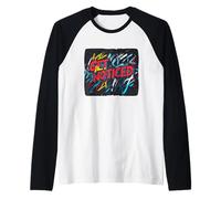 Sé memorable con el dicho "Hazte notar" Camiseta Manga Raglan