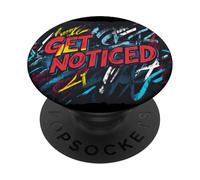 Sé memorable con el dicho "Hazte notar" PopSockets PopGrip Adhesivo