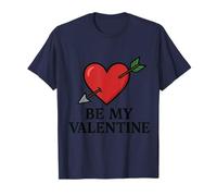 Sé mi corazón de San Valentín y Flecha ilustración romántica Camiseta