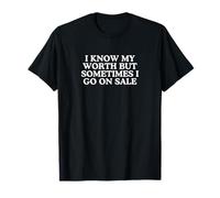 Sé mi valor, pero a veces desquiciado Gen Z Meme Y2K Cringe Camiseta