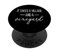 Se Necesita un Pueblo y un viñedo PopSockets PopGrip Adhesivo