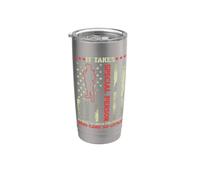 Se necesita una persona especial para arriesgar tanto veterano patriótico estadounidense Vaso térmico de acero inoxidable de doble pared