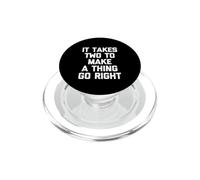 Se Necesitan Dos para Hacer Que una Cosa Vaya Bien - Pareja Divertida a Juego PopSockets PopGrip para MagSafe