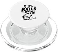 Se Necesitan Muchas Pelotas para Jugar al Golf como yo lo Hago Golf Divertido PopSockets PopGrip para MagSafe
