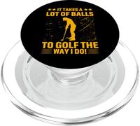 Se Necesitan Muchas Pelotas para Jugar al Golf como yo lo Hago PopSockets PopGrip para MagSafe