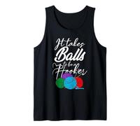 Se Necesitan Pelotas para ser prostituta tejiendo a Ganchillo Todo el día para Mujer, Estilo Bohemio Camiseta sin Mangas