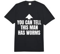 Se Nota Que Este Hombre Tiene Gusanos, Divertido Meme de Cita sarcástica Comfort Colors Adult Heavyweight T-Shirt